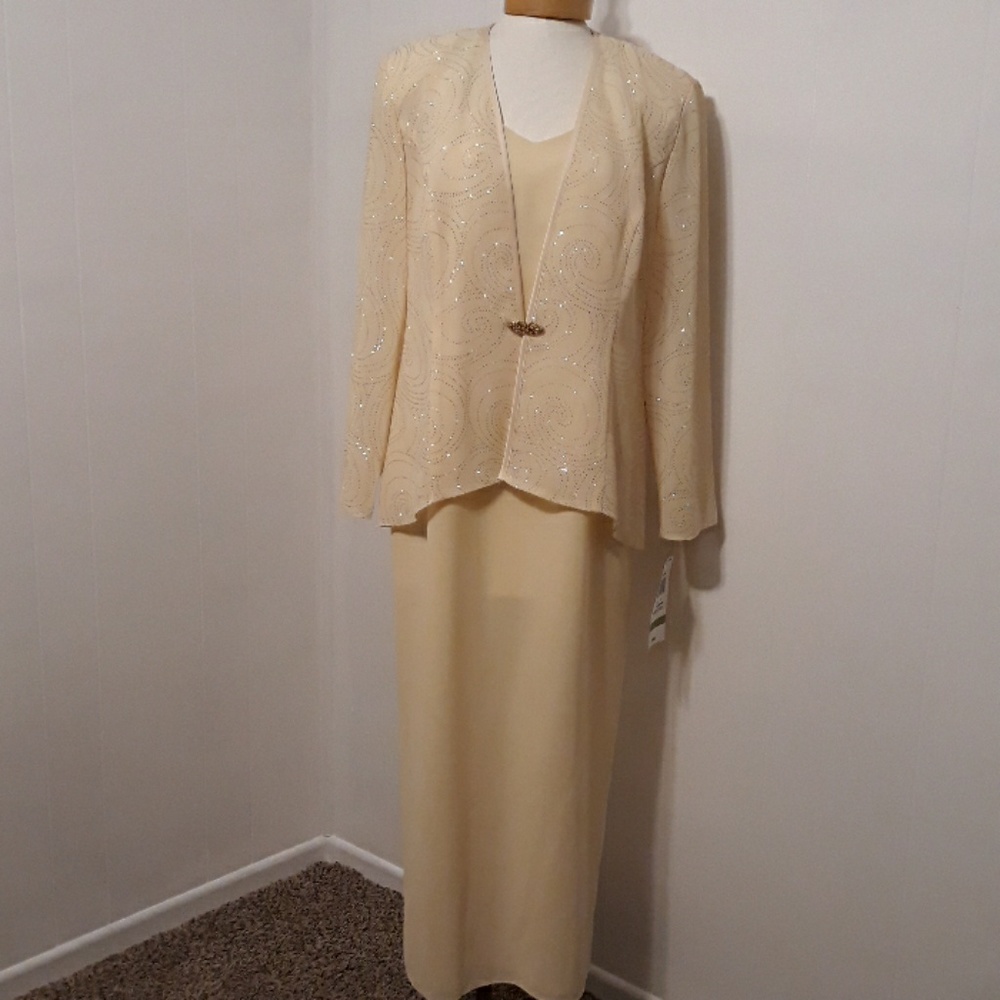 NWT R&M Richards 2 Piece Dress with Jacket